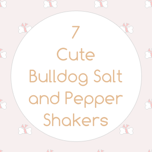 Bulldog Salt and Pepper Shakers