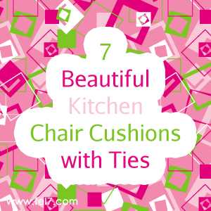 Kitchen Chair Cushions with Ties