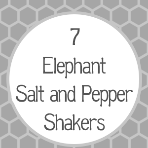 Elephant Salt and Pepper Shakers