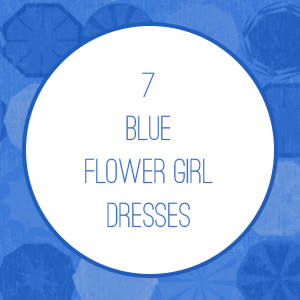 Blue Flower Girl Dresses