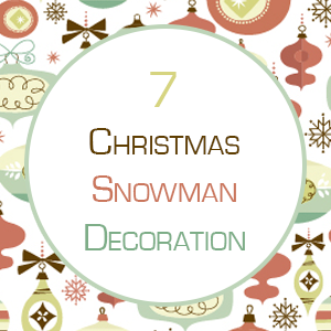 Christmas Snowman Decoration