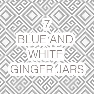 Blue and White Ginger Jars